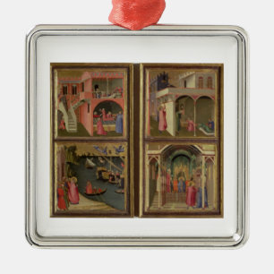 Vier Szenen vom Leben von Sankt Nikolaus: St.-NIC Ornament Aus Metall