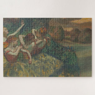 Vier Tänzer, beeindruckendes Gemälde, Edgar Degas Puzzle