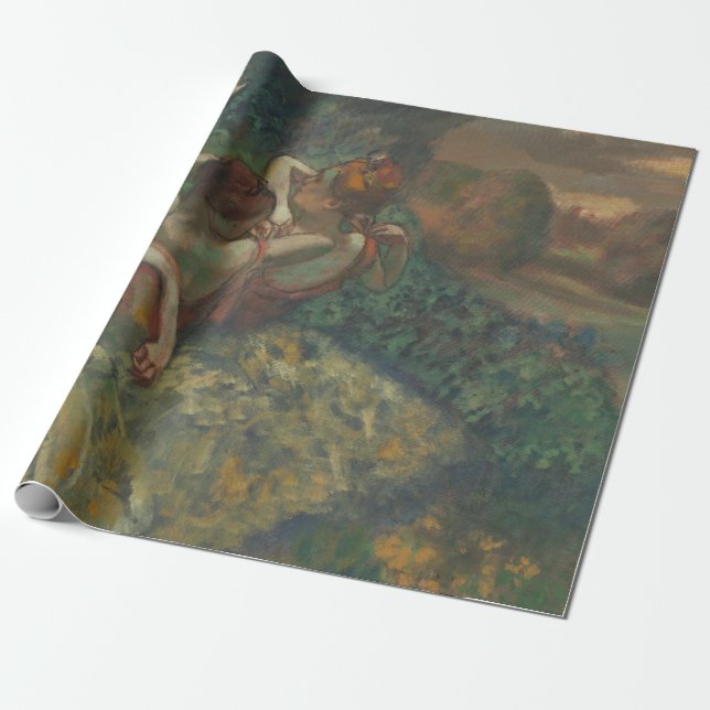 Vier Tänzer von Edgar Degas, Ballet Fine Art Geschenkpapier (Ungerollt)