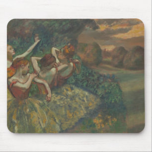 Vier Tänzer von Edgar Degas, Ballet Fine Art Mousepad