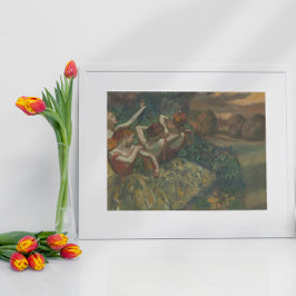 Vier Tänzer von Edgar Degas, Ballet Fine Art Poster