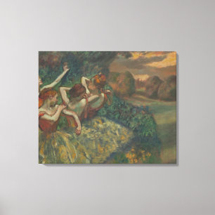 Vier Tänzerinnen von Edgar Degas, Ballet Fine Art Leinwanddruck