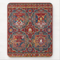 Vier tibetische Mandalas der Vajravali-Serie