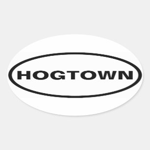 VIER Toronto "HOGTOWN " Ovaler Aufkleber