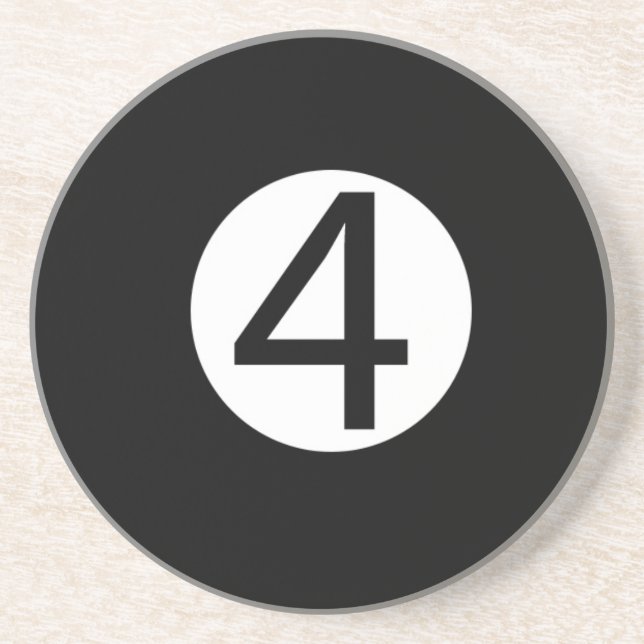 Vier Untersetzer (Vorne)