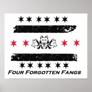 Vier vergessene Fangzähne - Army Poster