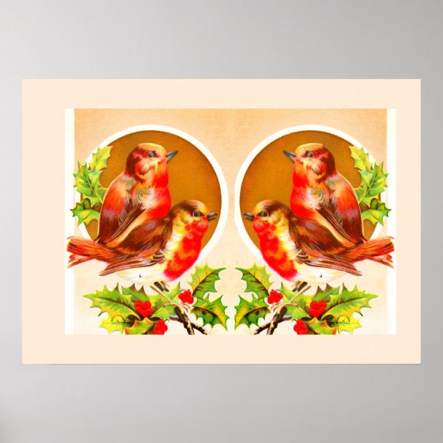 Vier Weihnachtsposter Poster (Vorne)