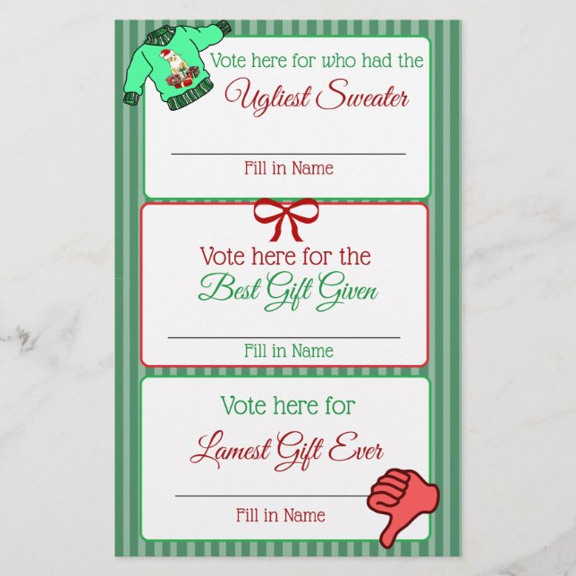 Vier Weihnachtsspiele Flyer (Vorne)