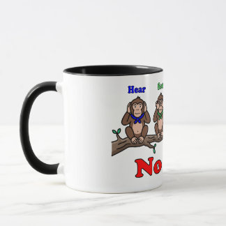 Vier Weise Affen Tasse