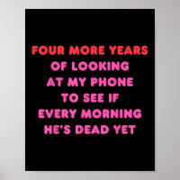 Vier weitere Jahre, jeden Morgen auf mein Handy zu