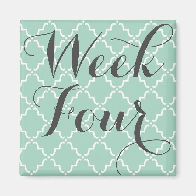 Vier Wochen Magnet (Vorne)