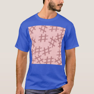 vier Zeilen, die zu einem universellen Zeichen wer T-Shirt