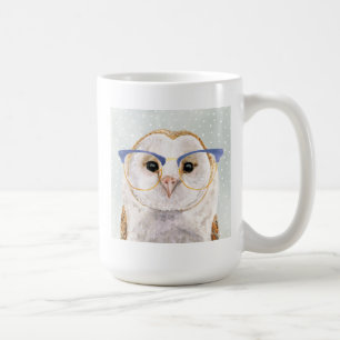 Vieräugiger Förster Weise Eule Kaffeetasse