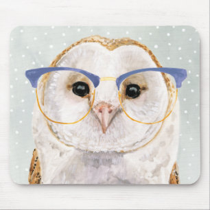 Vieräugiger Förster Weise Eule Mousepad