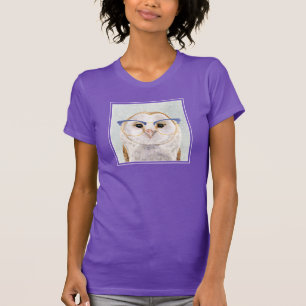 Vieräugiger Förster   Weise Eule T-Shirt