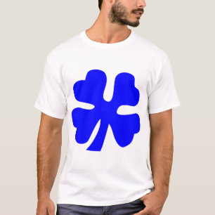 Vierblattklee - Blau T-Shirt