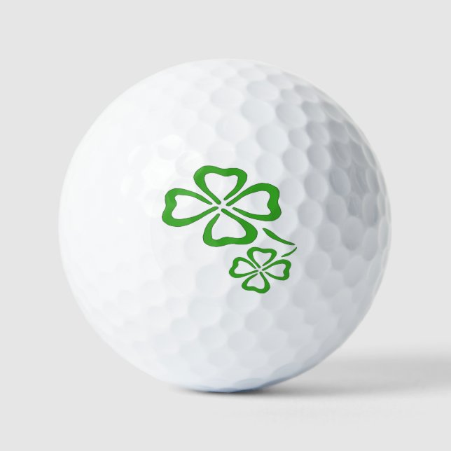 Vierblattklee Golfball (Vorderseite)