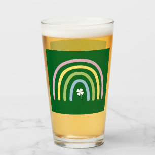 Vierblattklee Regenbogen St. Patrick's Day  Glas