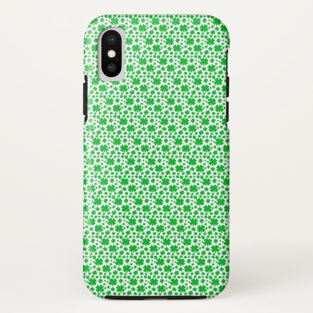 Vierblättrige Kleber Case-Mate iPhone Hülle (Rückseite)