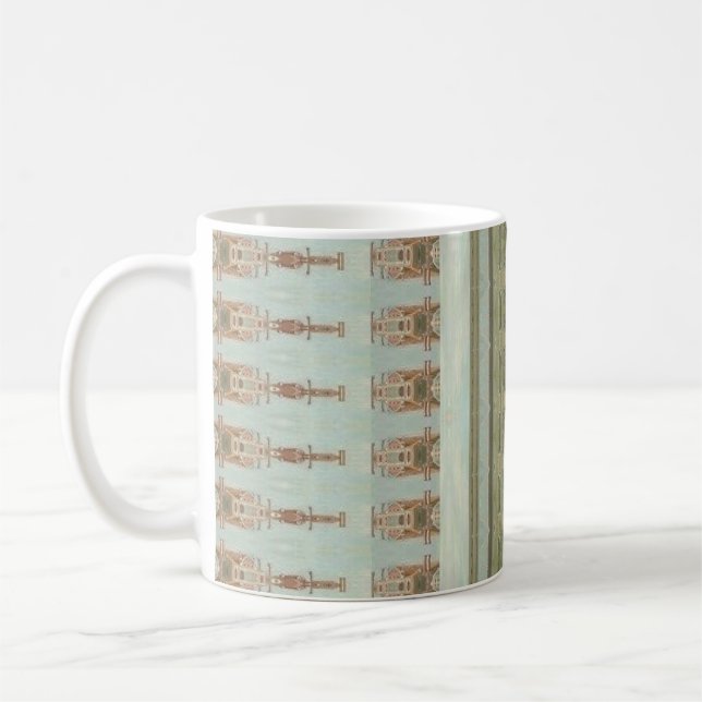 Vierblättrige Kleeblatt-Tasse Kaffeetasse (Links)