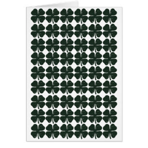 vierblättrige Kleeblatten.