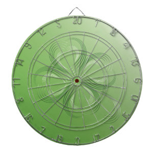 vierblättriges Kleeblatt Dartscheibe