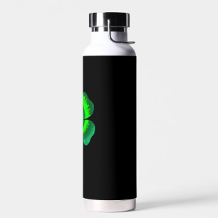 vierblättriges Kleeblatt Gefärbte Krawatte St Patr Trinkflasche