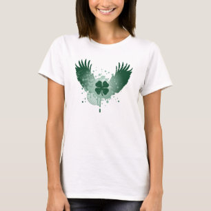 vierblättriges Kleeblatt. Hifi T-Shirt