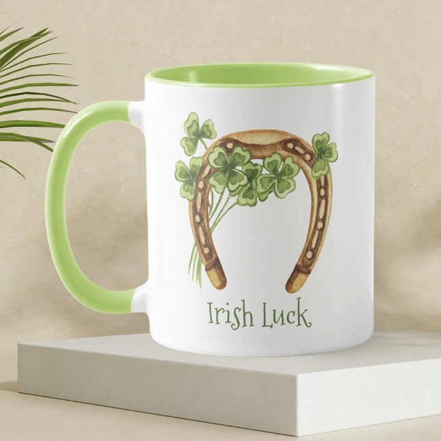 vierblättriges Kleeblatt Irish Coffee Tasse (Von Creator hochgeladen)