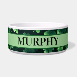 vierblättriges Kleeblatt Kleeblätter Haustier Napf