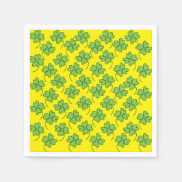 vierblättriges Kleeblatt Kleeblatts Irish Party Ge Serviette