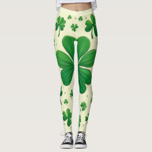 vierblättriges Kleeblatt Leggings