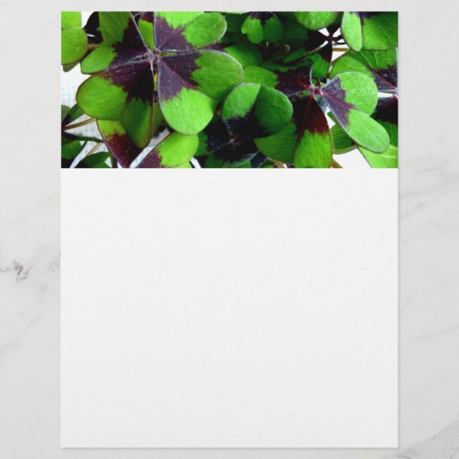 vierblättriges Kleeblatt Letterhead Kleeblatt St.  (Vorderseite)