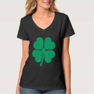 vierblättriges Kleeblatt Lucky Kleeblatt Irish St  T-Shirt