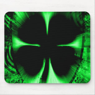 vierblättriges Kleeblatt Mousepad