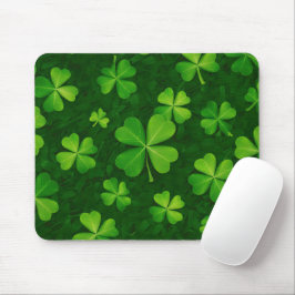 vierblättriges Kleeblatt Muster Mousepad