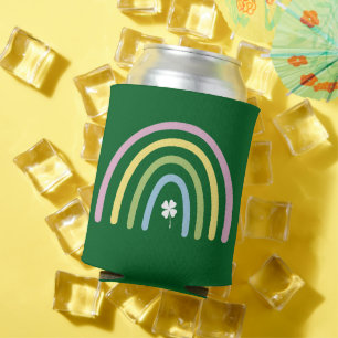 vierblättriges Kleeblatt Rainbow St Patrick's Day Dosenkühler