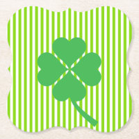 vierblättriges Kleeblatt St. Patricks Day Design