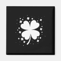 vierblättriges Kleeblatt Vintage Saint Patrick Day