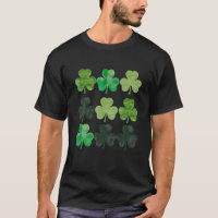 vierblättriges Kleeblatt Vintager St. Patrick Day 