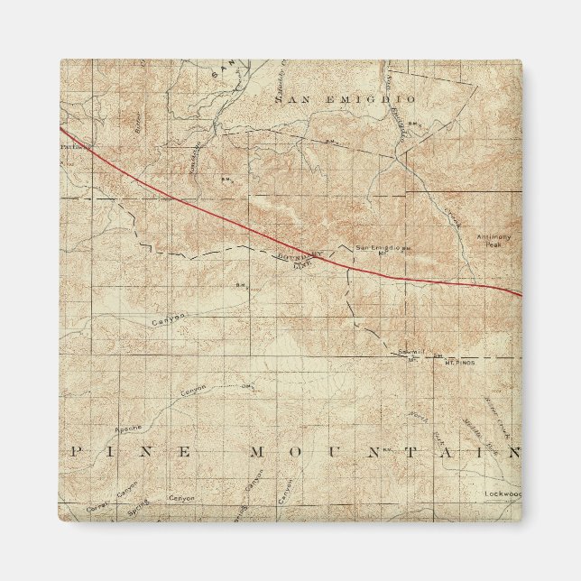 Viereck von Pinos mit San Andreas Rift Magnet (Vorne)