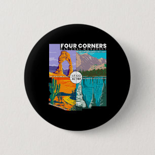 Vierecke Nationaldenkmal mit Nationalparks Button