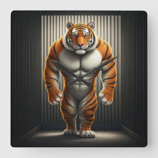 Vierecktaktuhr Quadratische Wanduhr