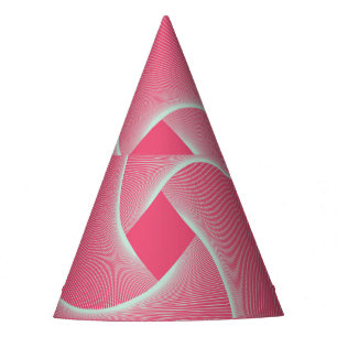 Viereckvortex, samtfarben. partyhütchen