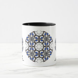 Vierer Band Kaleidoskop Art 35 Tasse
