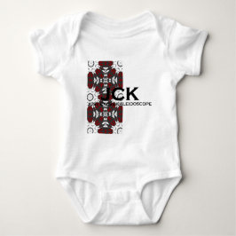 Vierer Band Kaleidoskop Art Baby Strampler