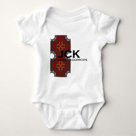 Vierer Band Kaleidoskop Art Baby Strampler