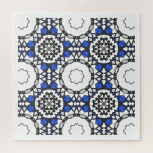 Vierer Band Kaleidoskop Art Puzzle