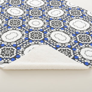 Vierer Band Kaleidoskop Art Sherpadecke