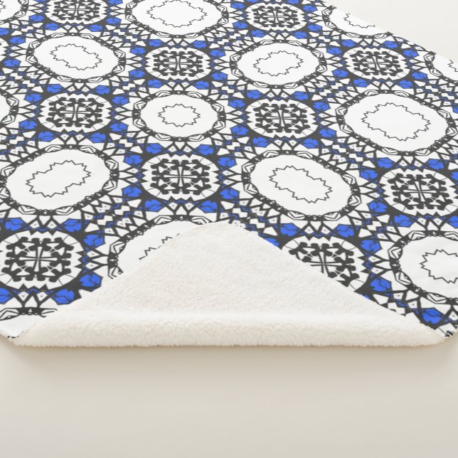 Vierer Band Kaleidoskop Art Sherpadecke (3/4)